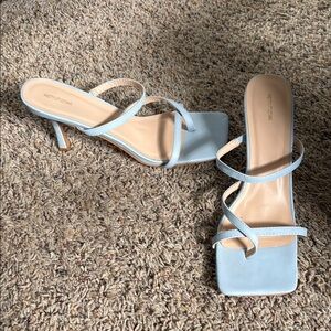 Pastel Blue Heels